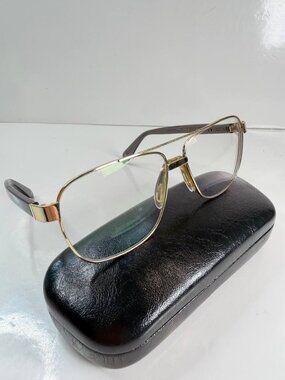 Sir Hakim Eyeglasses – Gold Aviator Style – Designer Frame